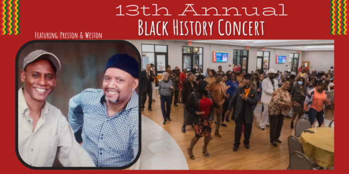 Black History Concert @ Lessie B. Price Aiken Senior & Youth Center