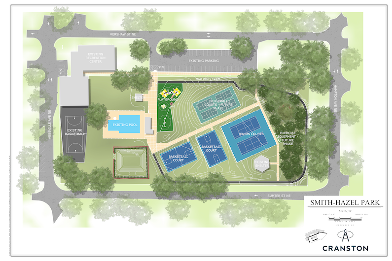Smith-Hazel Recreation Center & Park Improvements Rendering