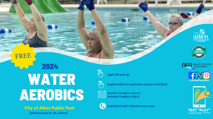 Water Aerobics Classes @ City of Aiken Public Pool