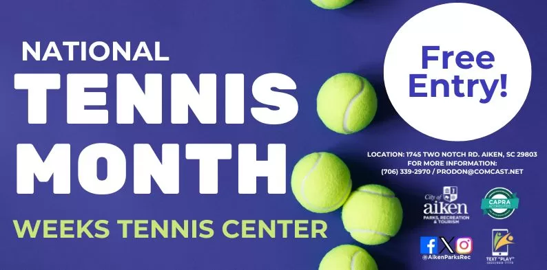 Celebrate National Tennis Month with Exciting Events at Weeks Tennis Center